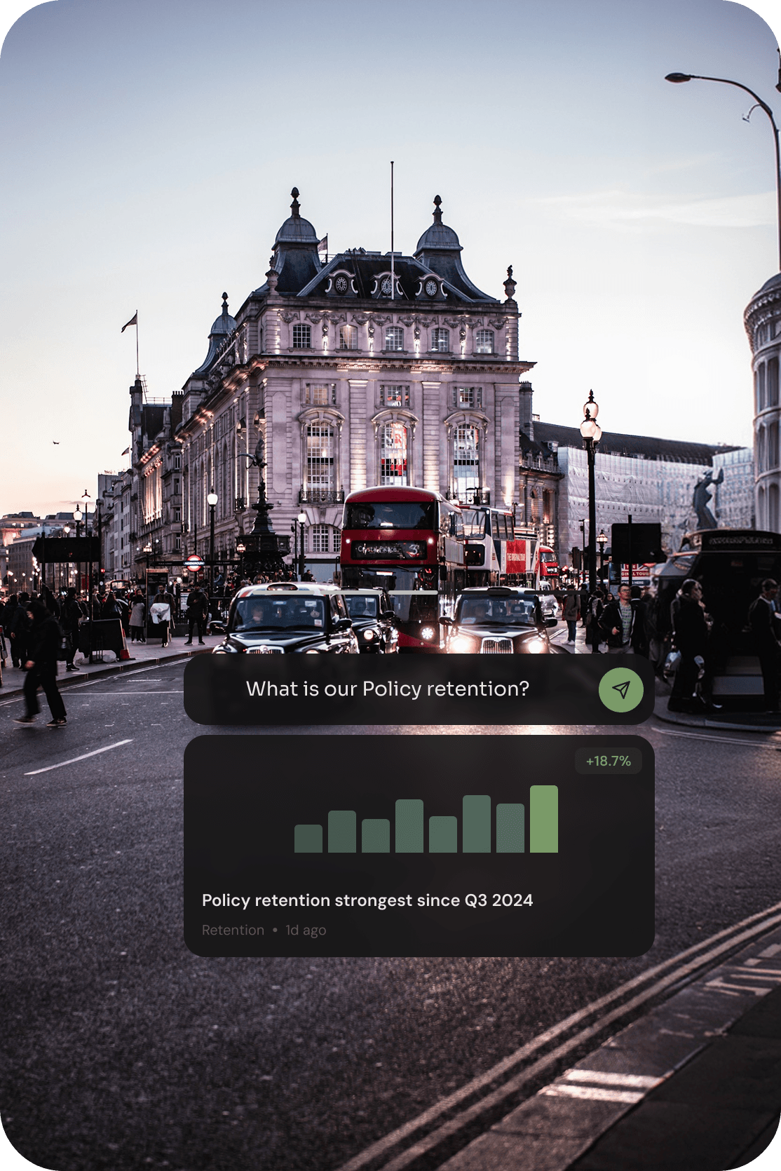 Checking policy retention on the streets of London